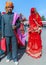 Hindu Groom and bride in Deshnoke.