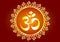 Hindu mantra writing `Shree` and `Aum` or `Om` design