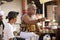 Hindu spiritual blessing a new ship, Sampalan, Nusa Penida, Indonesia