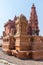 Hindu statue, an Indonesian statues studding the external terrace of Baron Empain Palace, Heliopolis