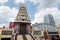 Hindu temple in the city center of Johor Bahru