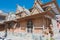 Hindu temple at Kalpa village in Rekong Peo, Kinnaur County, Himachal Pradesh, India