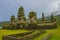 Hindu temple ruins of Pura Hulun Danu at the Tamblingan lake, Bali, Indonesia.