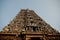 Hindu temple with traditional sculptures of Gods. Hinduism in India.