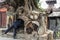 Hindu Tree shrine at street around Kathmandu Durbar Square, Nepal