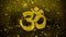 Hinduism, meditation, om, yoga hindu symbol, indian religion Icon Golden Glitter Shine Particles.