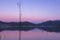 Hinze dam at dusk