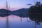 Hinze dam at dusk