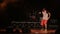 Hip Hop dancer dances on stage