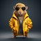 Hip-hop Rat In Yellow Jacket: Zbrush, Daz3d, And Rap Aesthetics