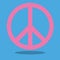 hippie cars pink peace 18