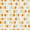 Hippie seamless pattern with words