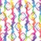 Hippie Tie Dye Rhombus Rainbow LGBT Seamless Pattern in Abstract Background Style. Colorful Shibori Psychedelic Texture
