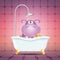 Hippo on bath