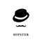 Hipster avatar icon.