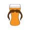 Hipster beer icon