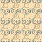 Hipster bicycle flat seamless pattern vector illustration.