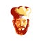 Hipster Cook Chef Beard Retro