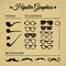 Hipster graphic accesories set 1