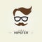 Hipster icon