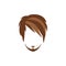 Hipster Male Hair and Facial Style With Side Fringe Goatee