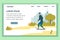 Hipster Man Skateboarding Responsive Landing Page