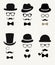 Hipster Retro Vintage Icon Set