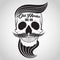 Hipster Skull logo