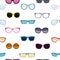 Hipster Summer Sunglasses Fashion Glasses Collection Seamless Pa