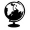 Hiqh quality globe pictogram icon for web design