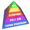 Hire Interview Job Open Position Steps Pyramid
