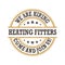 We are hiring Heating Fitters - printable label / sticker