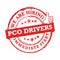 We are hiring PCO Drivers for immediate start - red stamp / label