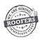 We are hiring roofers. Printable sticker for recruitment purposes