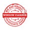 We are hiring window cleaner. Immediate start!- stamp / label