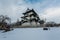 Hirosaki Castle during winter, Aomori, Japan.