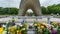 Hiroshima Bomb Dome and memorial in Japan.