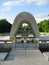 Hiroshima dome, monument and eternal flame