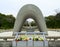 Hiroshima Peace Garden. Memorial.