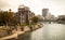 The Hiroshima Peace Memorial in front of the river