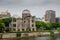 The Hiroshima Peace Memorial or Genbaku Dome, Atomic Bomb Dome or A-Bomb Dome  on Motoyasu River