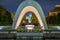 Hiroshima Peace Park Arch And Flame