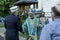 His Eminence, Archbishop Michael of NY and NJ, offers prayers for victims of Covid-19 and 9/11/2001, and firetruck blessing