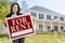 Hispanic Female Holding For Rent Sign In Front of House