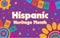 Hispanic Heritage Month Colorful Graphic