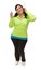 Hispanic Woman In Workout Clothes with Music Player and Headphones