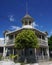 Historic 1880s house known as the Danish Castle, San Pedro, California. Overlooking Port of Los Angeles