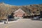 The historic Alpine Hotel Grimsel Hospiz near Guttannen in Valais in Switzerland