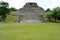 Historic ancient city ruins of Xunantunich Archaeological Reserve in Belize.