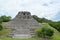 Historic ancient city ruins of Xunantunich Archaeological Reserve in Belize.